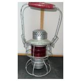 Canadian Pacific Railroad Lantern, Has top damage