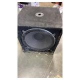 18 inch sub woofer in cabinet /box  20 x 22 x 24?