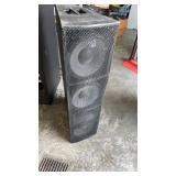 Clair Brothers Loudspeaker Set Up.  Triple 12ï¿½