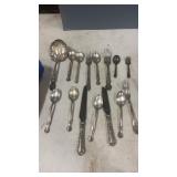16 pieces Vintage Flatware Ornate Handles