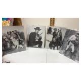 4. Black and white photos
