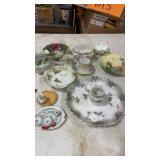 Vintage Floral China, Creamers, Platters & more,