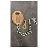 Vintage Hansl Mfg. Co. Heart Shaped Brass