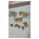 Group of 10 angel pins