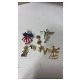 Group of angel pins and more
