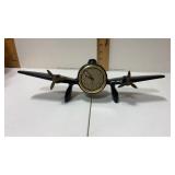 airplane propeller desk clock