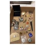 Railroad pins, railroad watch and more