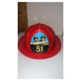 Vintage 1975 Emergency 51 Red  plastic fire