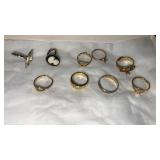 Gold and silvertone womanï¿½s rings