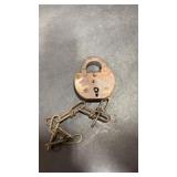 Unmarked railroad lock possibly Adlake