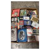 Box of Miscellaneous Playing Card Decks, Box is