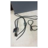 3 Vintage Turquoise Bolo Ties 1 has Mustang