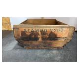 Acampo Vyds Tokays Wooden Crate approx.