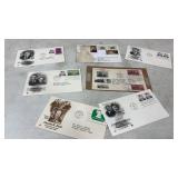 Nixon, Carter, Ford Stamped Postcards