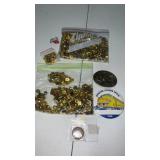 BACKS ONLY FIR PINS , belt buckle and more