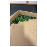 51 Various Marbles.  Mainly Green