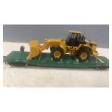 HO Northwestern RR HO Flat Car w/ CAT Bulldozer