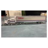 1/87 scale, semi truck and trailer far west