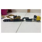 1/87 scale semi truck and trailer. & 1/87 scale