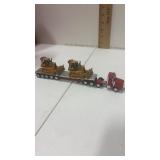 1/87 scale semi truck and trailer. And   2.