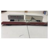 HO Flatcar w/ 2 Trailers