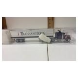 1/87 scale  semi truck and trailer Transamerica