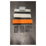 3 HO Scale Flat Cars with some Extra Parts