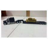 1/87 scale semi truck and trailer And bulldozer