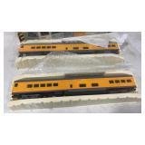 2 AHM HO Scale Union Pacific Dome Railroad Cars