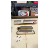 Lot of 3 HO scale cargo train cars including semi
