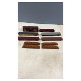 5 Flat Cars & 1 Box Car (no wheels) plus