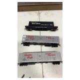 3 HO Scale train cars including Canadian Pacific
