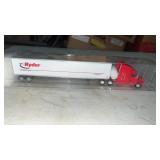 HO Scale Ryder Semi Truck & Trailer