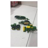 John Deere toy tractor and more