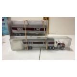 Soo line  1:87 scale semi truck and trailer with
