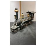 Homemade Wood & Metal Decorative Train approx