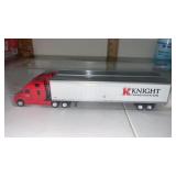 2 knight transportation semi truck and trailer