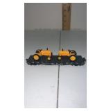 Rio Grande flat bed. HO scale and John Deere