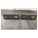 2 HO Scale 40ï¿½ CSX Plug-Door Boxcar
