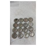 (16). 1963. Silver dimes