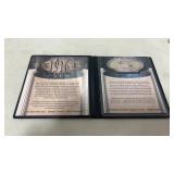 Double Dated1916 Dime Collection in Book, Barber