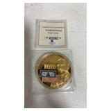 Woodrow Wilson 1930 100,000 24 k  gold layered