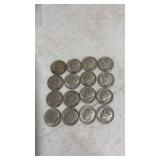 (16).   1960  Silver  dimes
