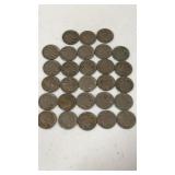 28 Buffalo Nickles partial date