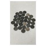 30 1943 Steel Pennies