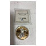 1933 liberty , gold double eagle replica proof