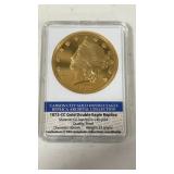 1872-CC Carson City Gold Double Eagle Replica