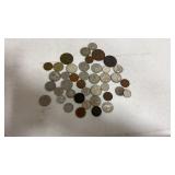 Miscellaneous group of foreign coins
