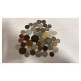 Group of miscellaneous foreign coins