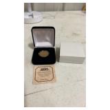 2017 Sacajawea. 24 k gold plated $1 coin   With